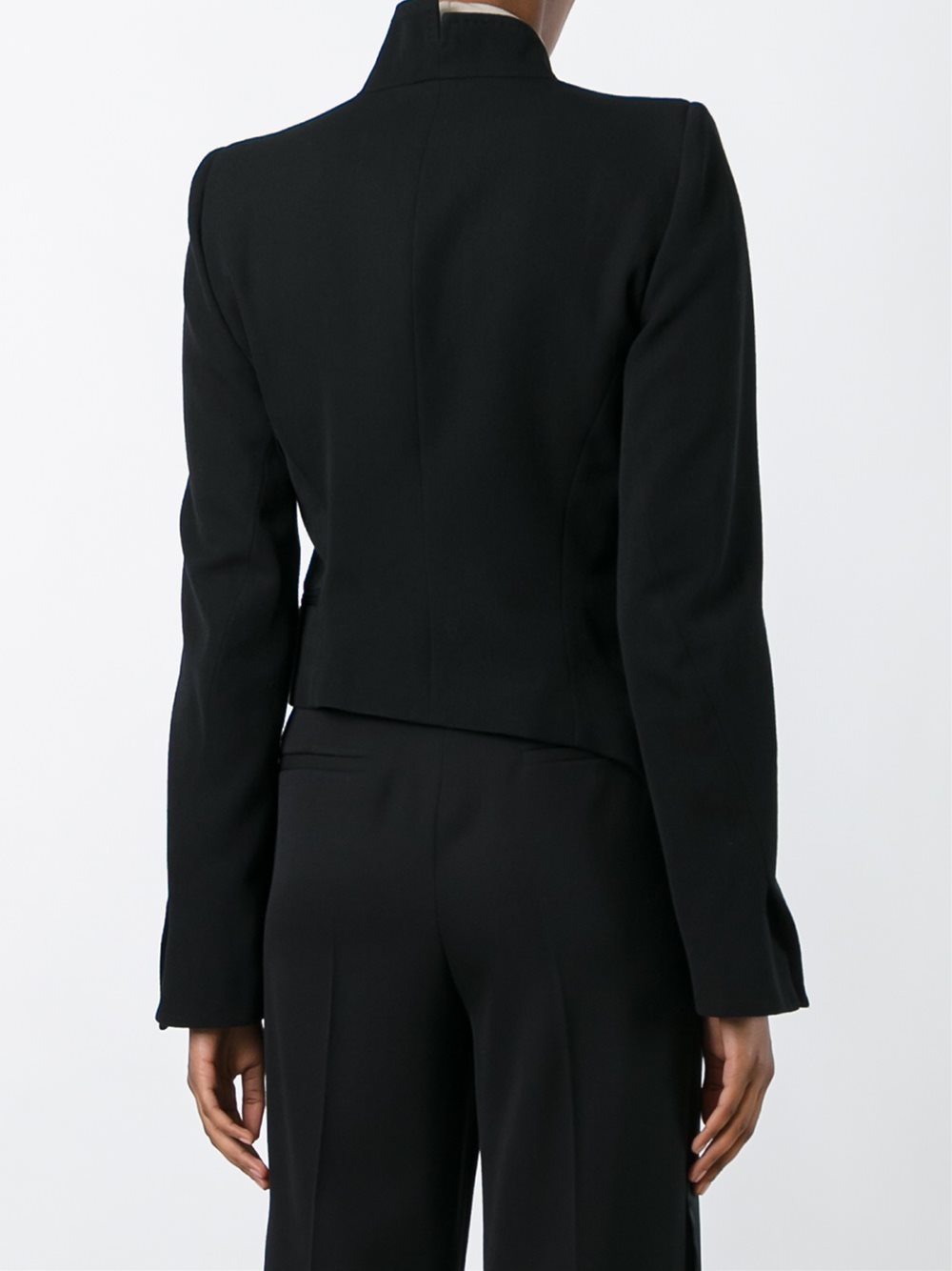 asymmetric cropped jacket