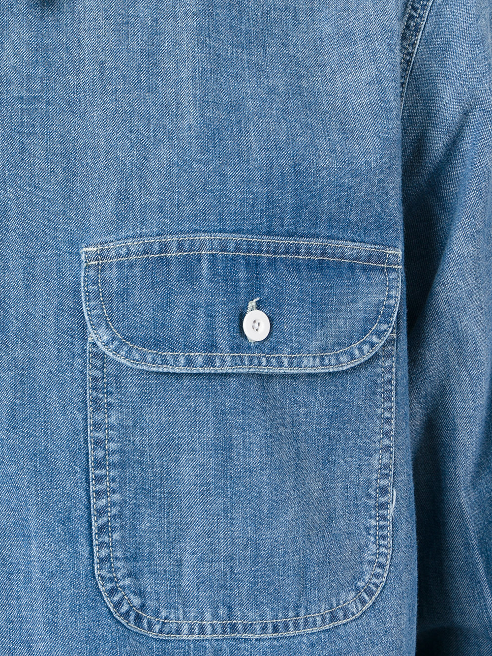 chest pockets denim shirt