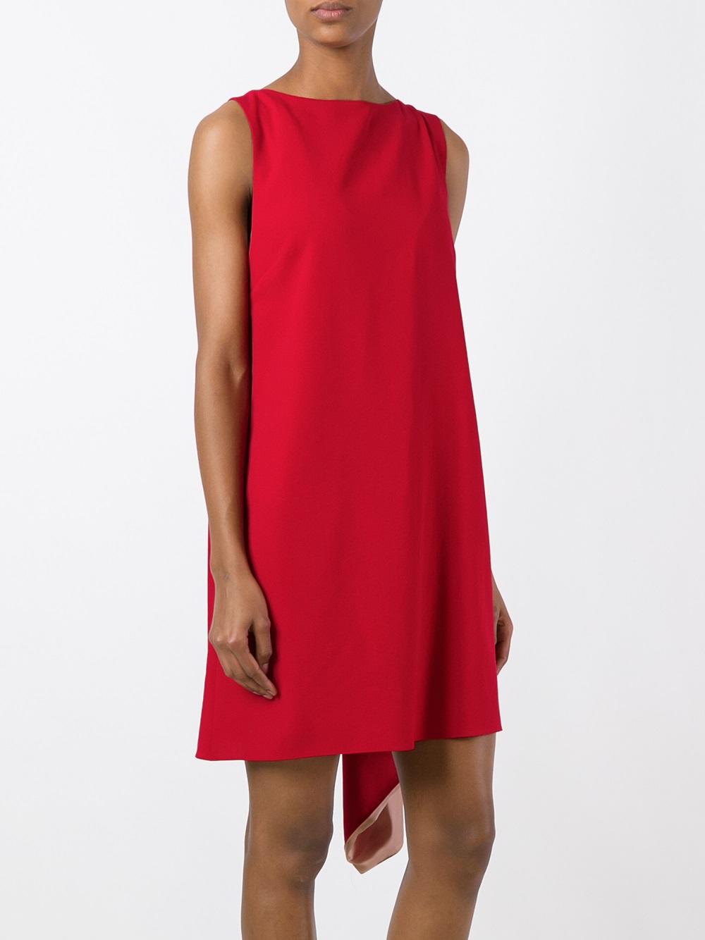 slash neck dress