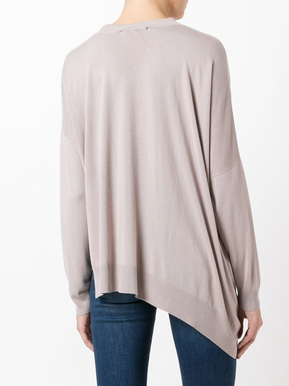 asymmetric hem sweater