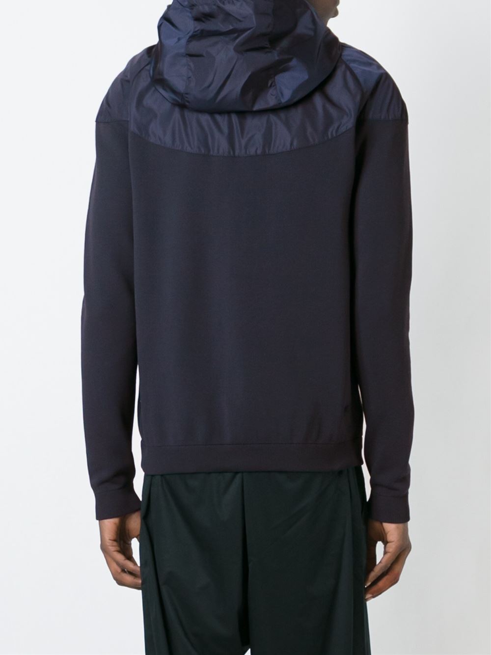 panelled zip jacket