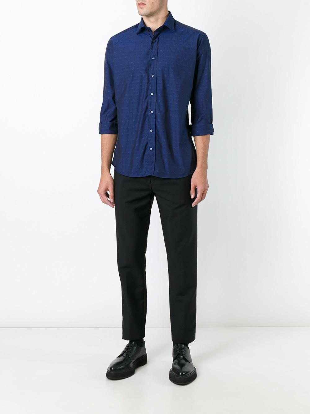 paisley print shirt