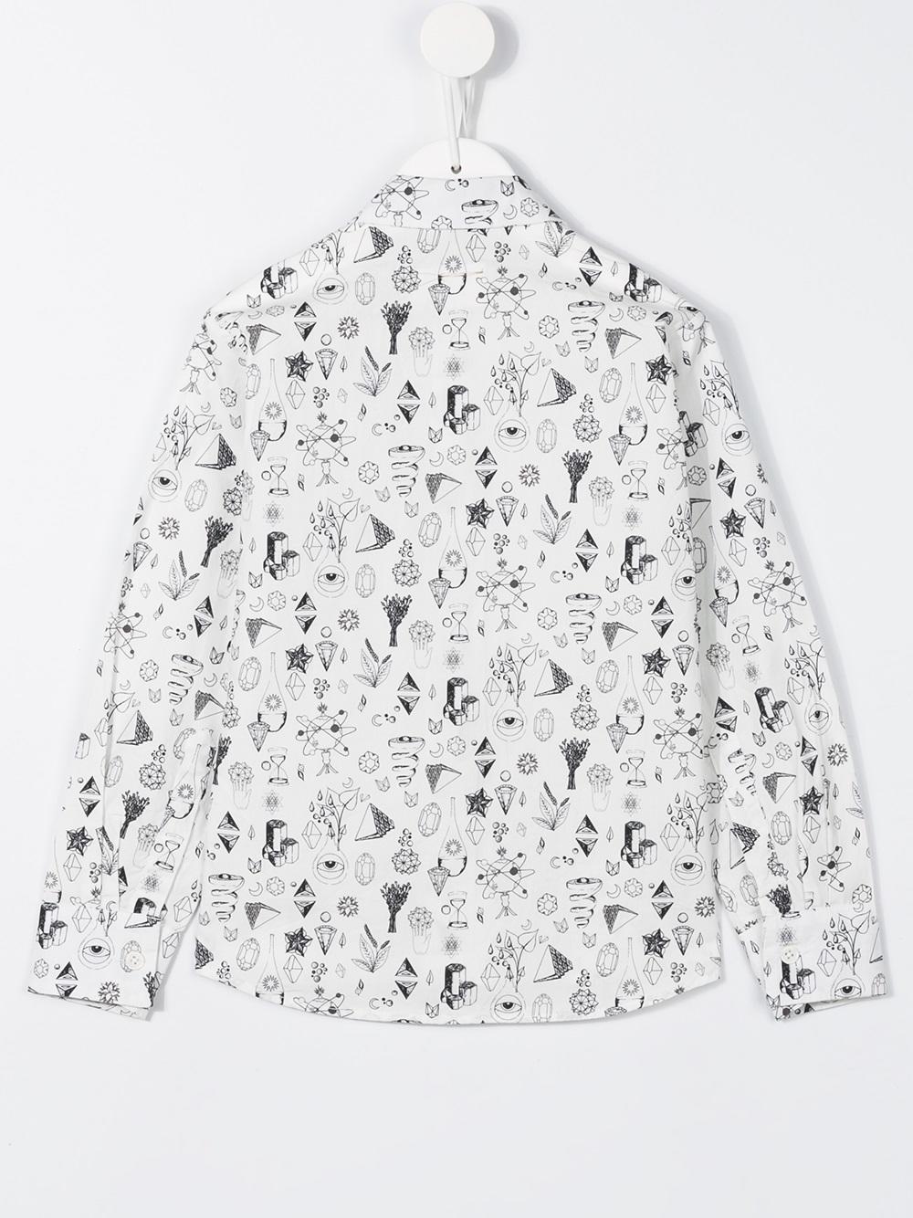 illustration print shirt