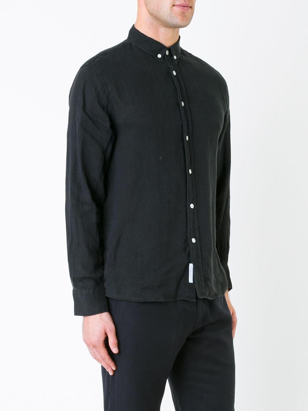 buttoned collar shirt