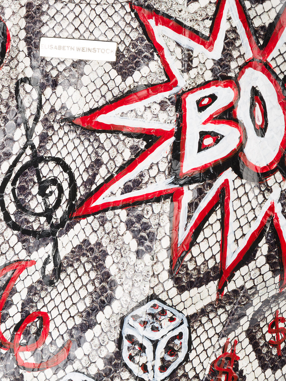 x Re/Done graffiti shoulder bag