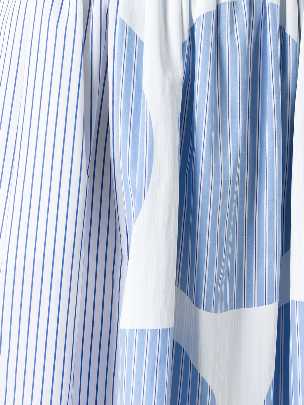 stripe panel skirt 