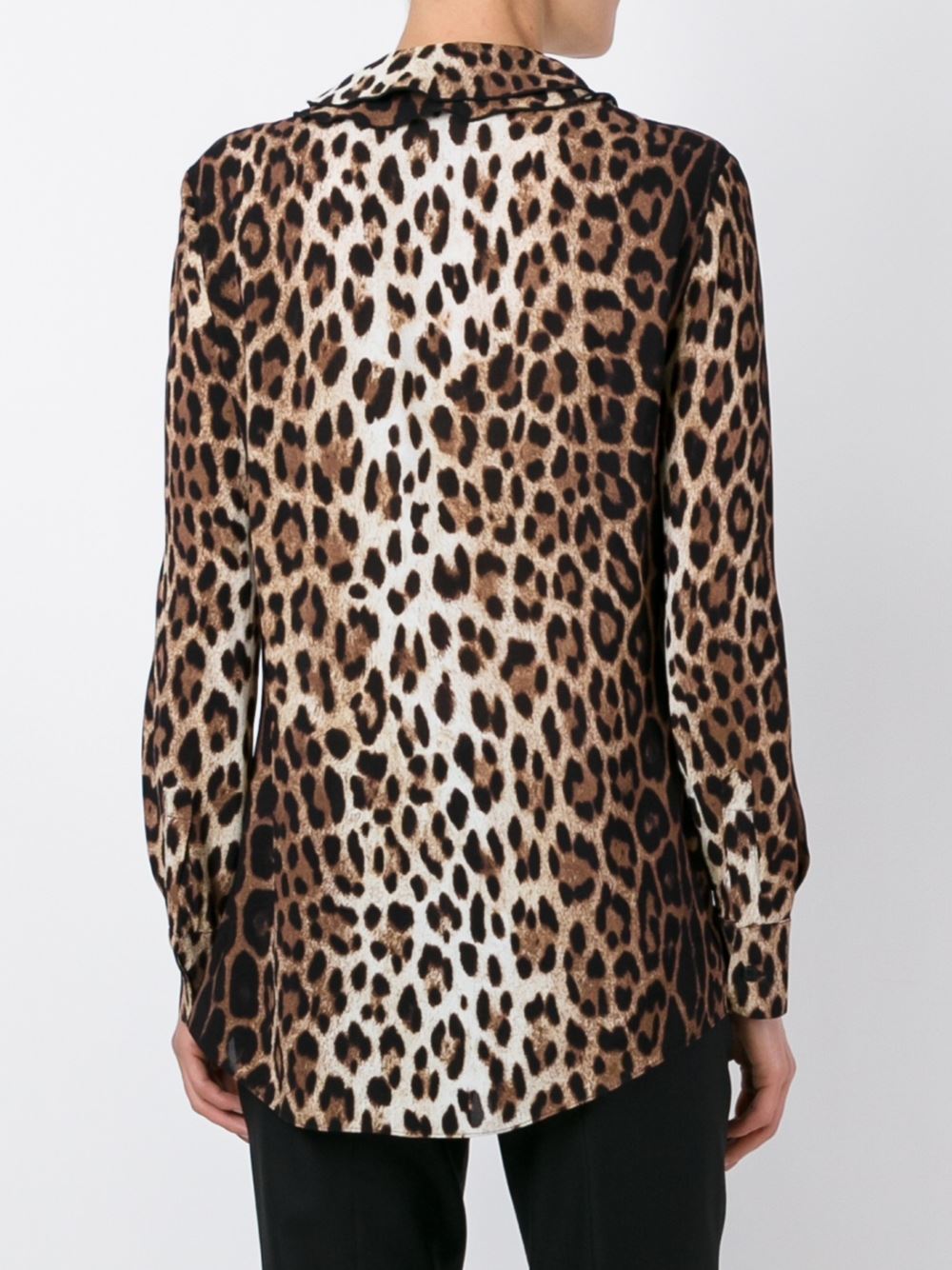豹纹印花罩衣