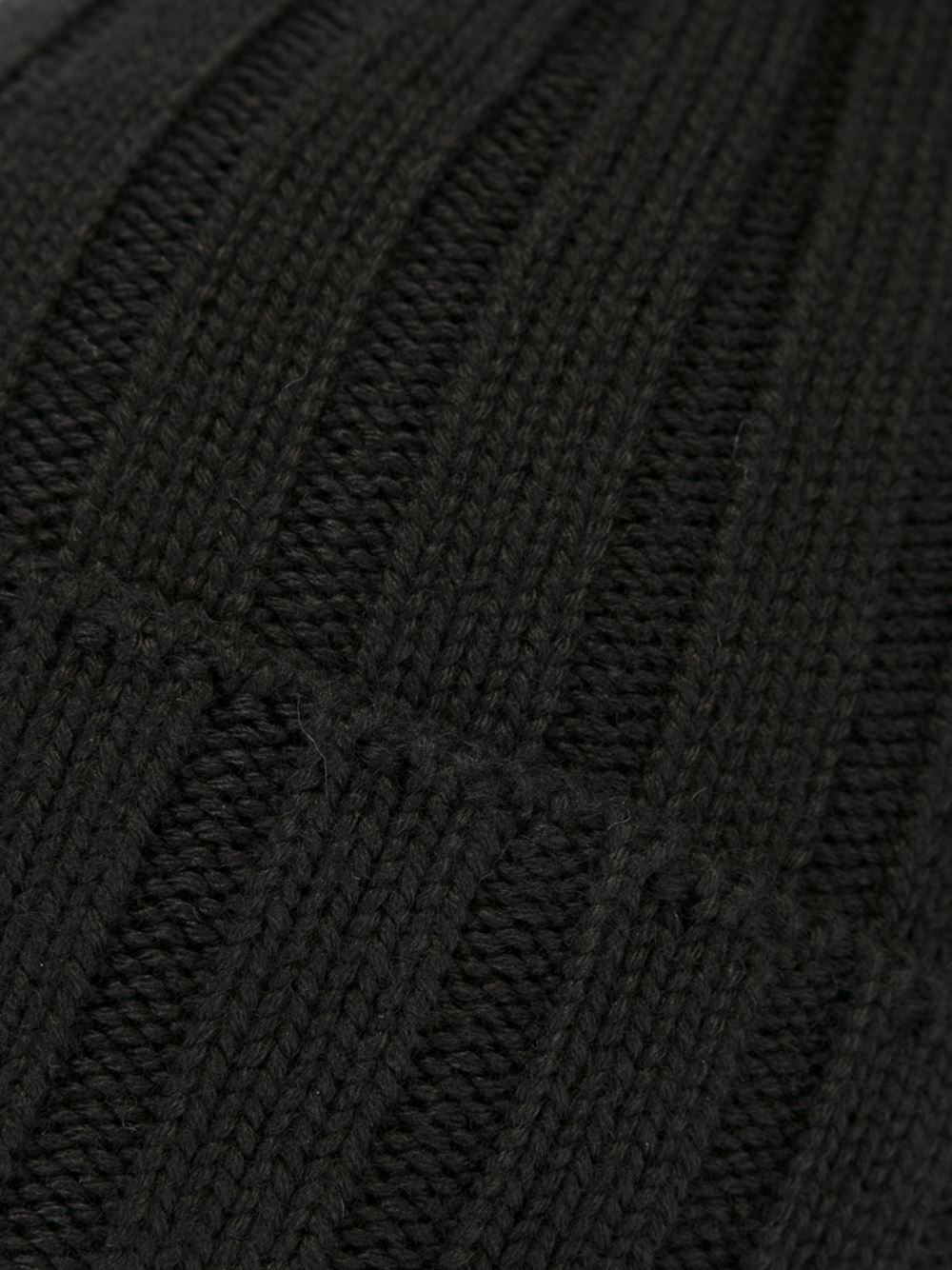 ribbed beanie hat