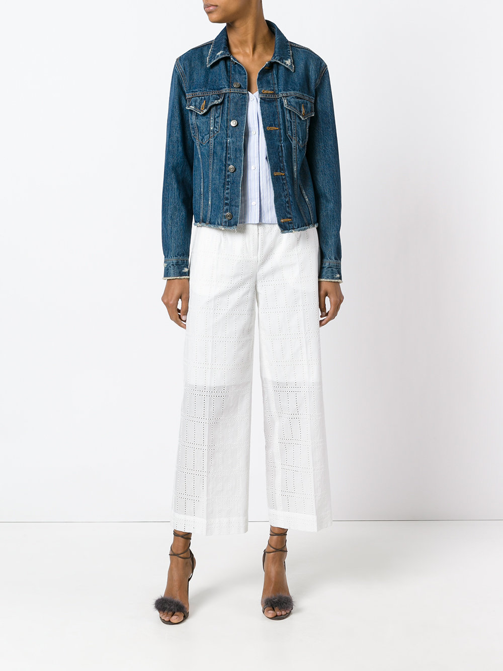 cropped trousers