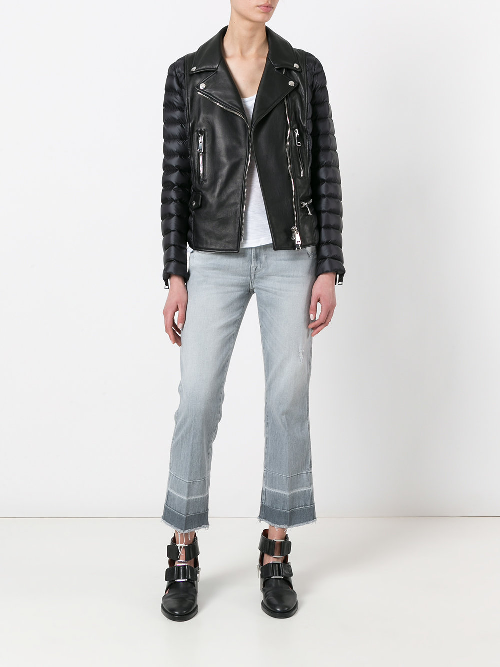 Cropped Boot Unrolled牛仔裤