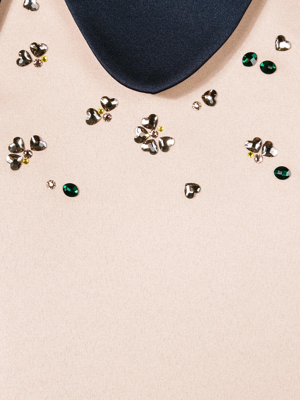 embellished shift dress