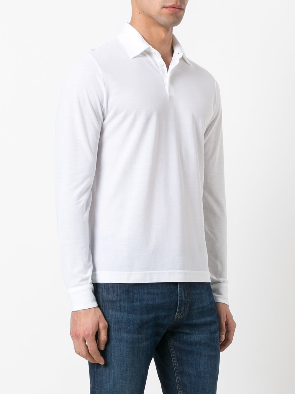 longsleeved polo shirt