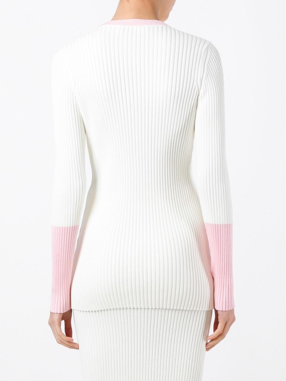 rib knit sweater