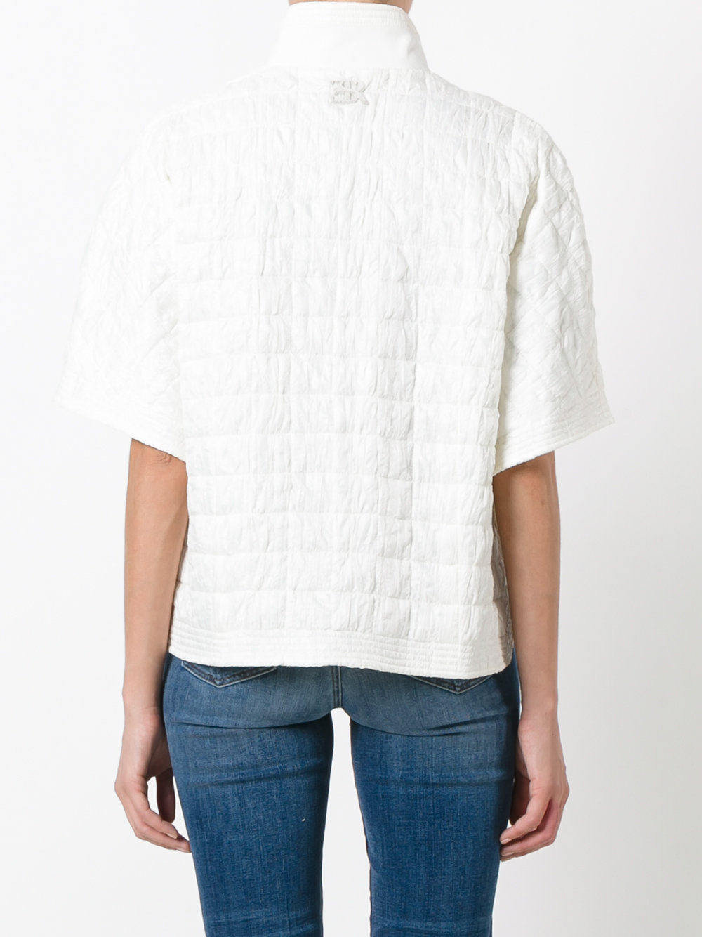 short sleeve quilted jacket