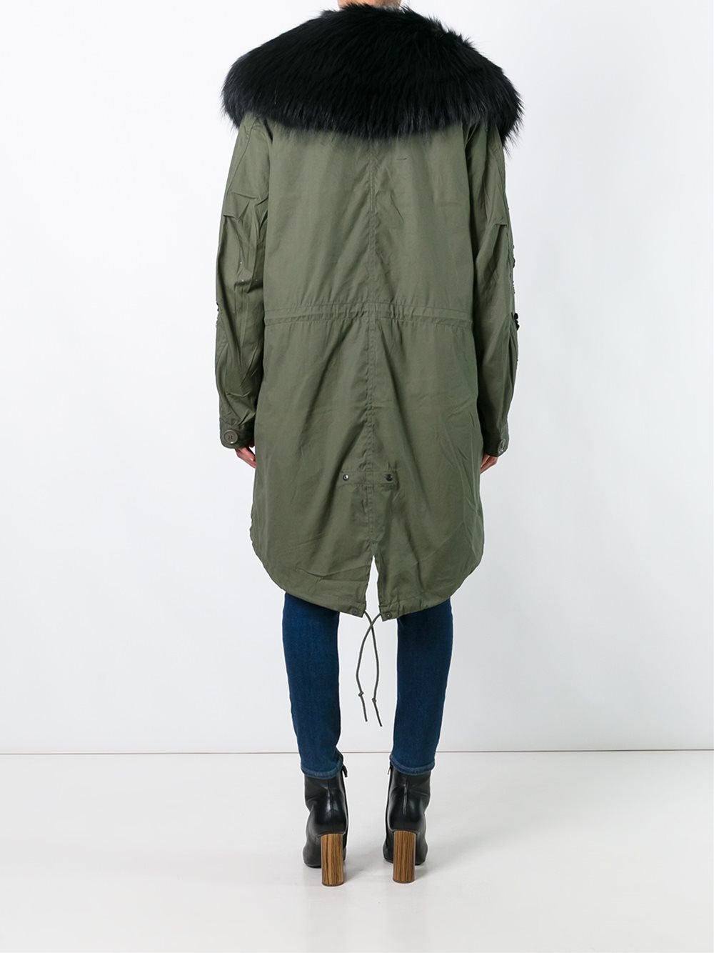 fur lined parka