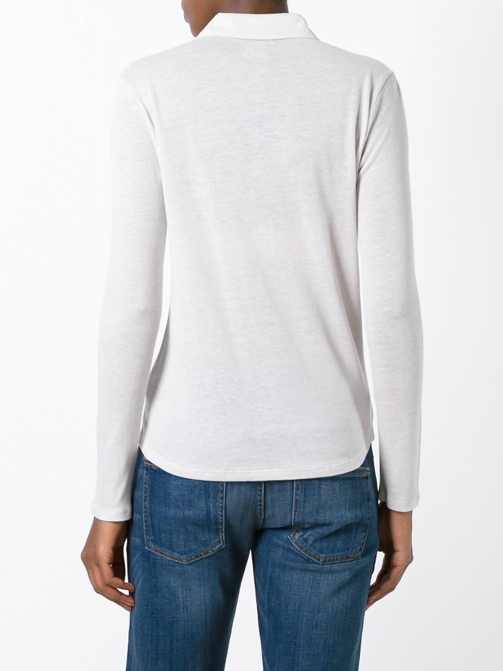 chest pockets knit shirt