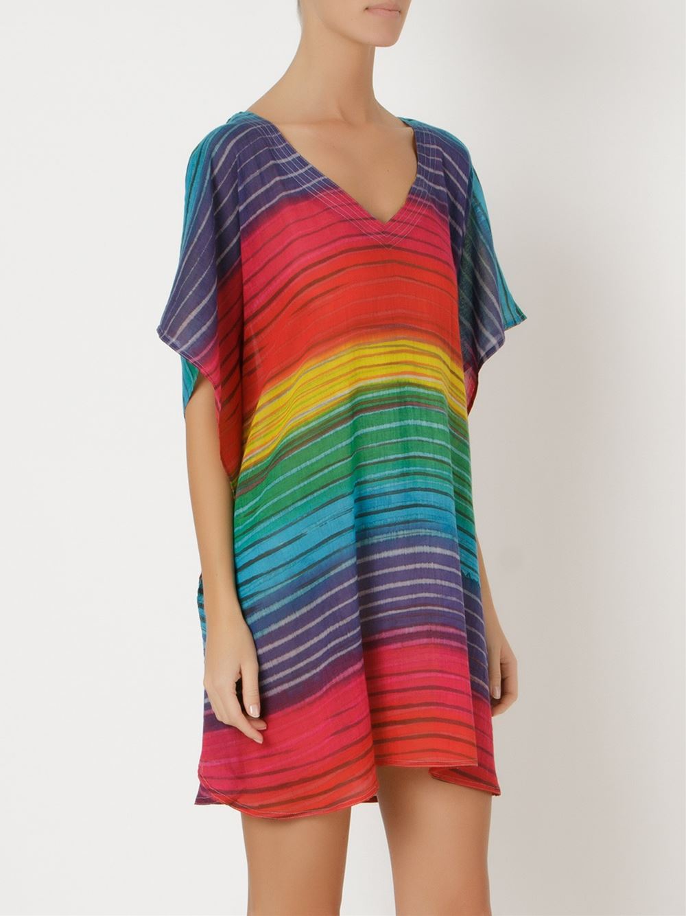 v-neck kaftan