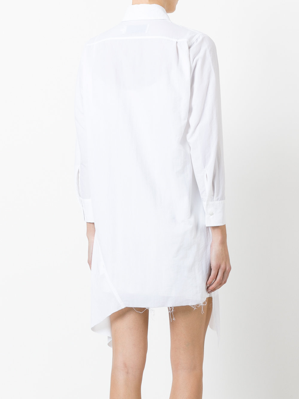 asymmetric hem shirt