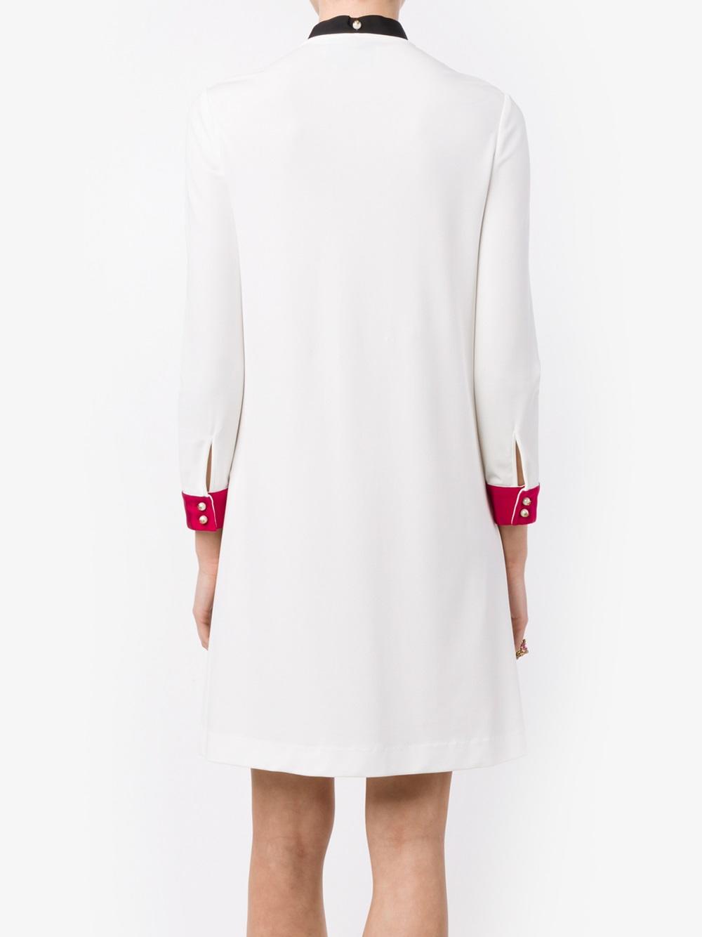 long sleeve shift dress