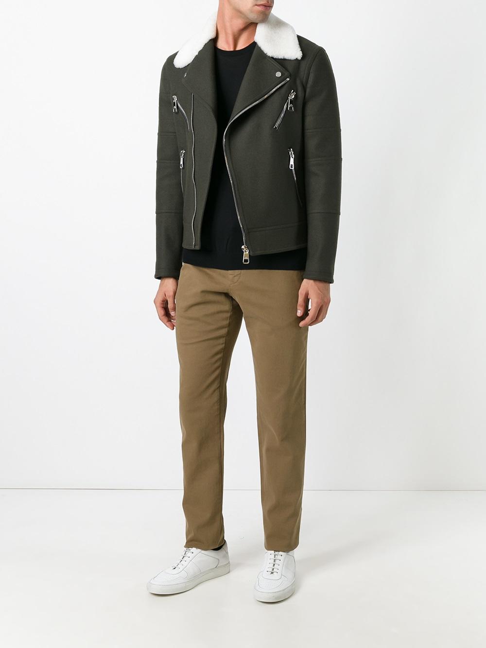 slim-fit trousers