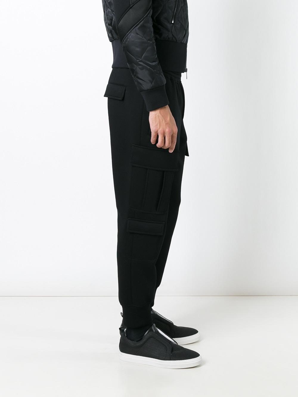 cropped track pants