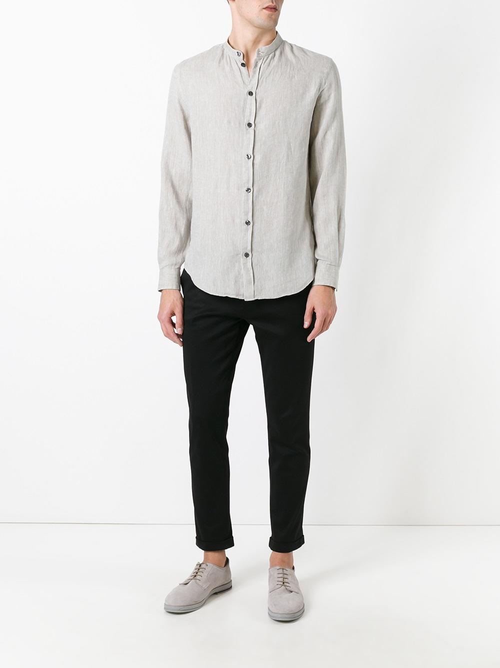 mandarin neck shirt