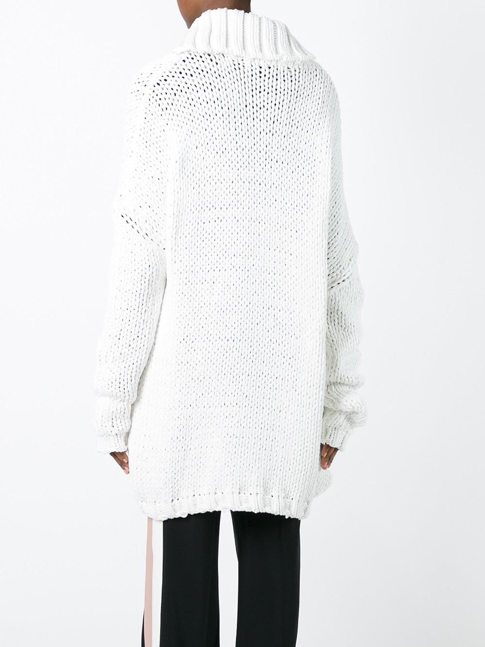 chunky knit oversized jumper