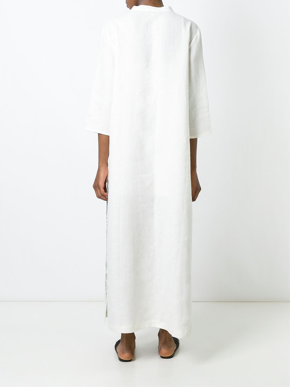 'Roadtrip' sketch print tie up dress