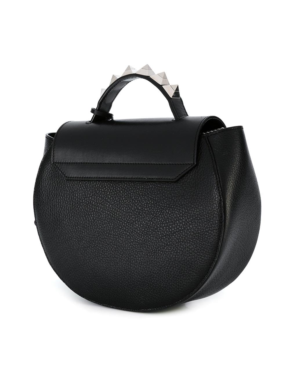 lace-up detailing shoulder bag