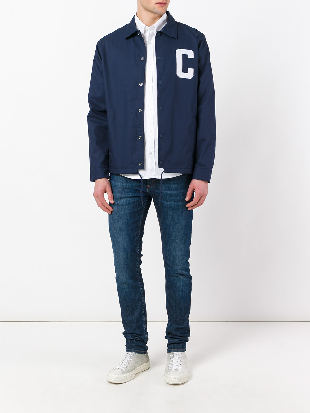 letter shirt jacket