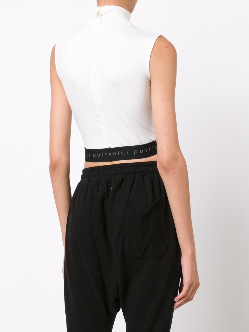 turtleneck cropped top