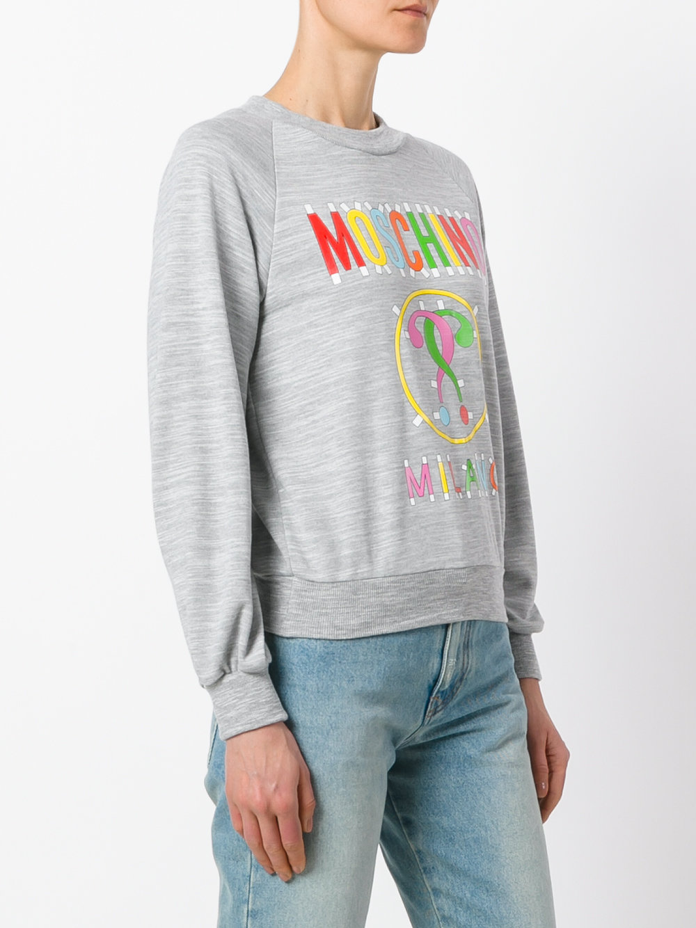 logo paper cut out sweatshirt