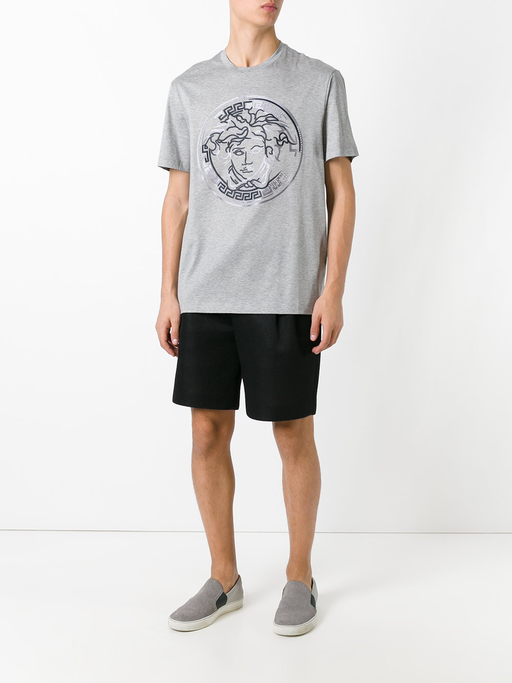 Medusa embroidered T-shirt