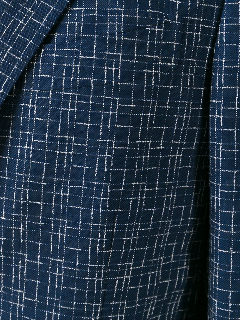 格纹印花夹克