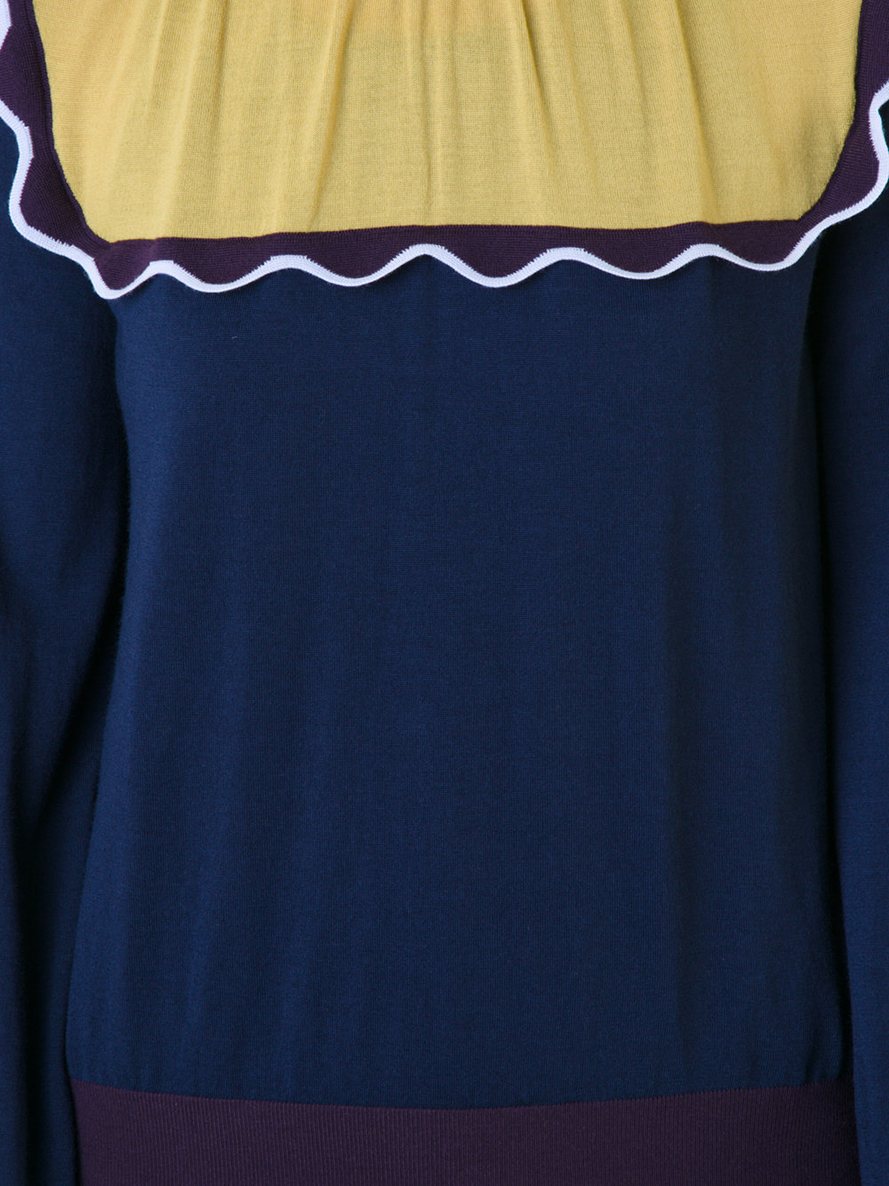 contrast sweatshirt 