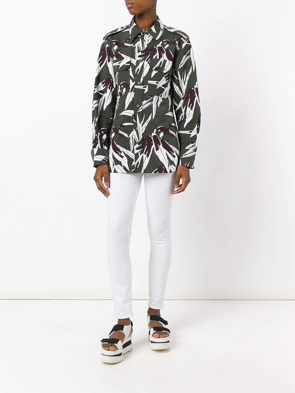 swash print shirt 