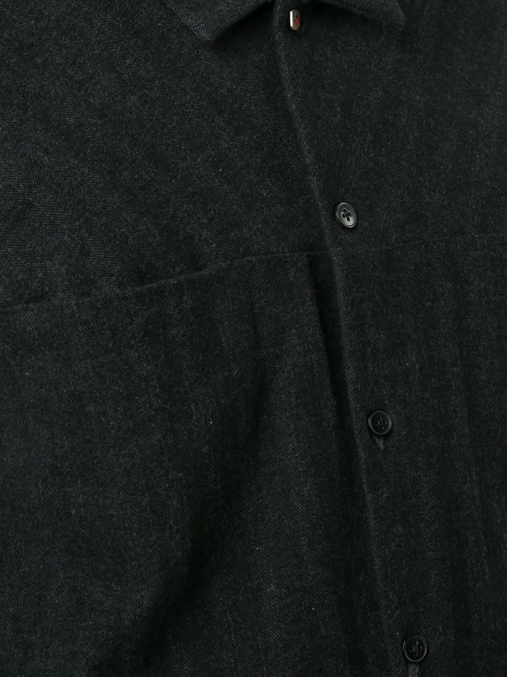 raw edge detail shirt 