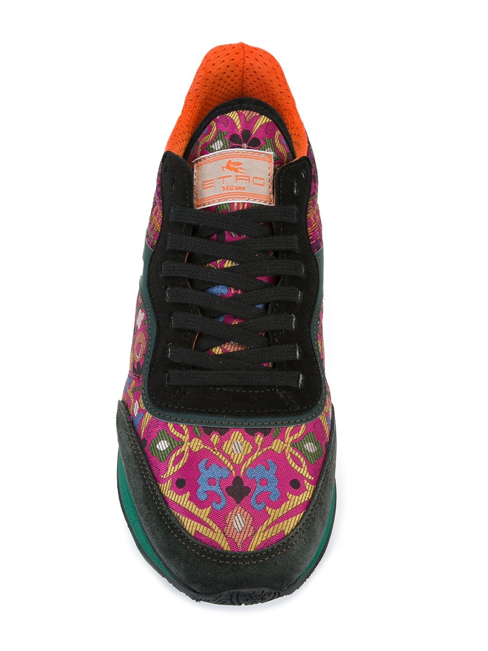 paisley print sneakers
