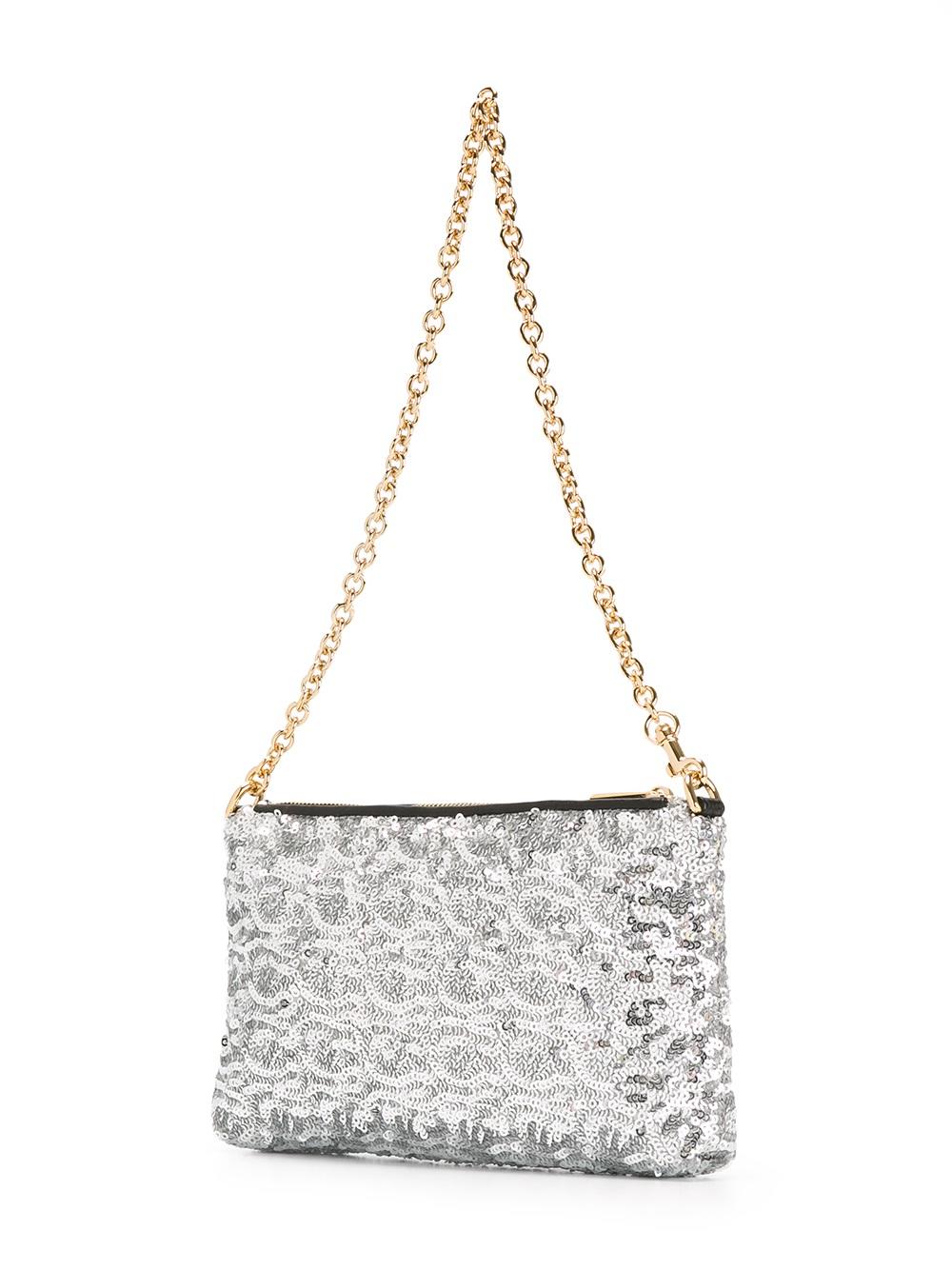 mini sequinned shoulder bag
