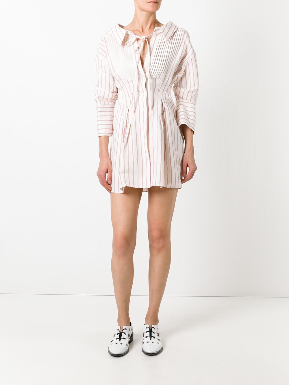 striped shirt dress 