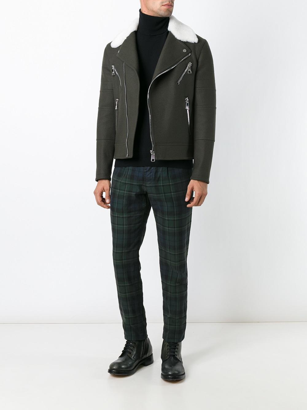 checked trousers