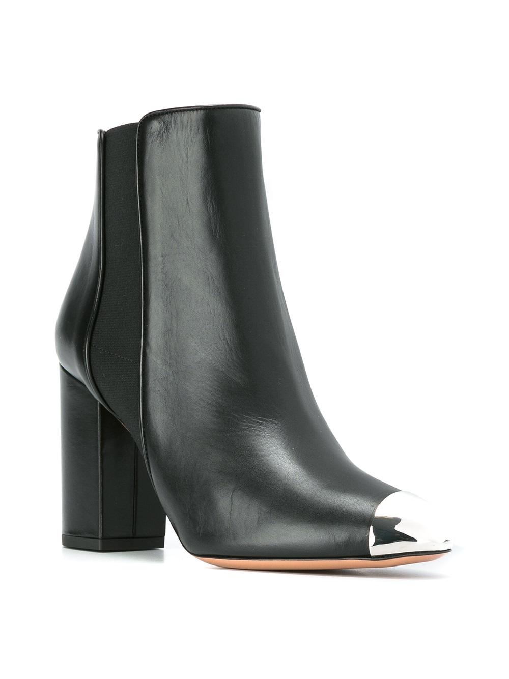 elasticated detailing ankle boots