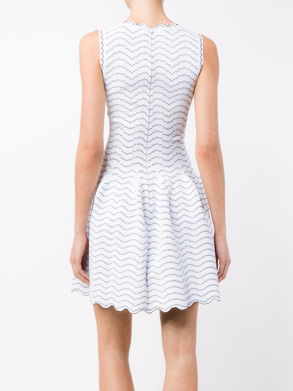 sleeveless A-line dress