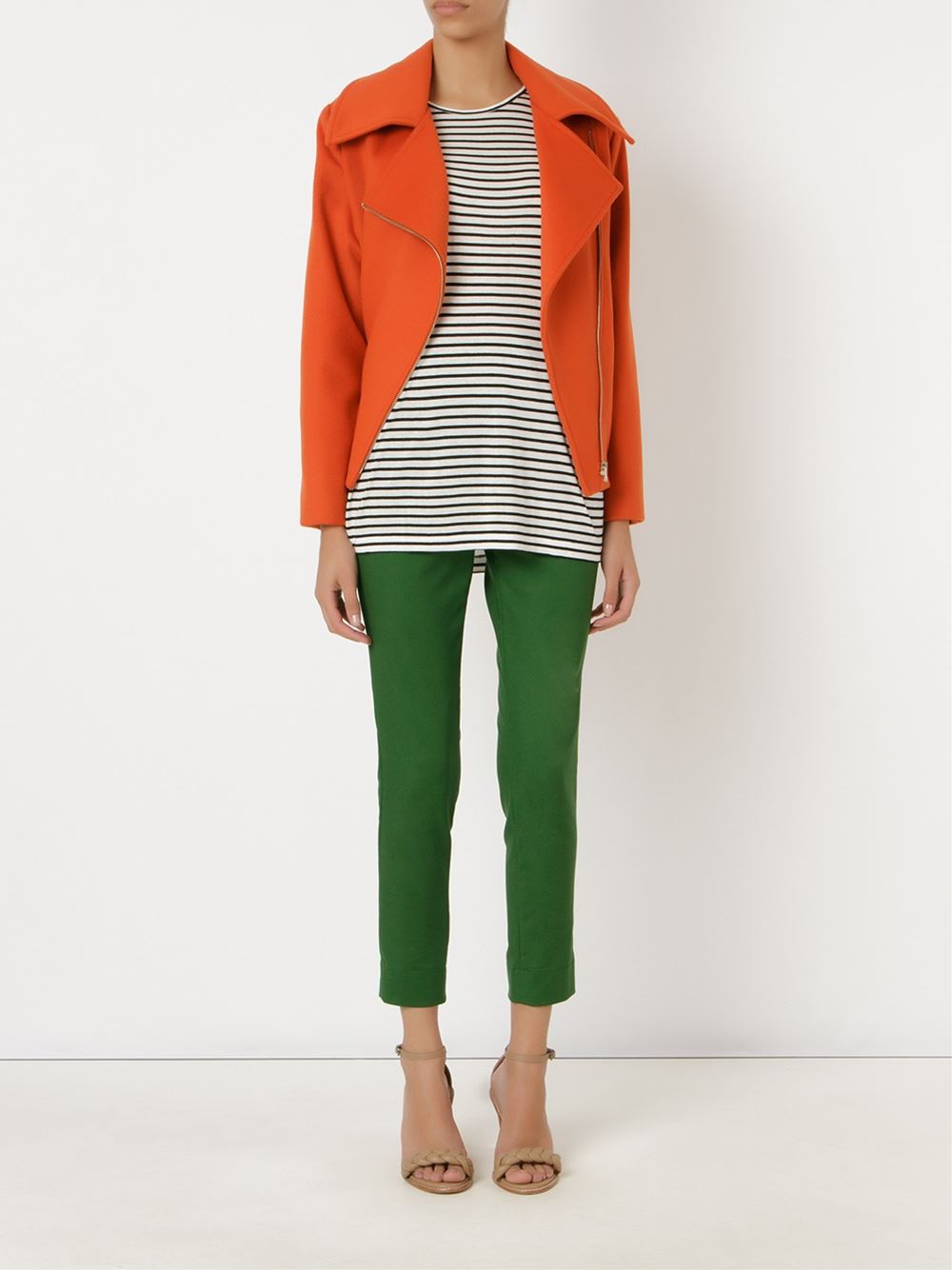 mid rise skinny trousers