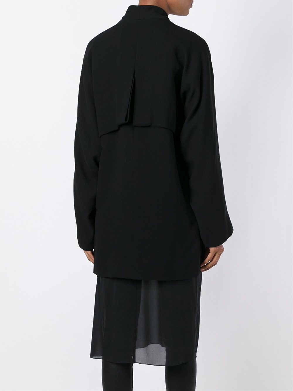 asymmetric concealed fastening jacket