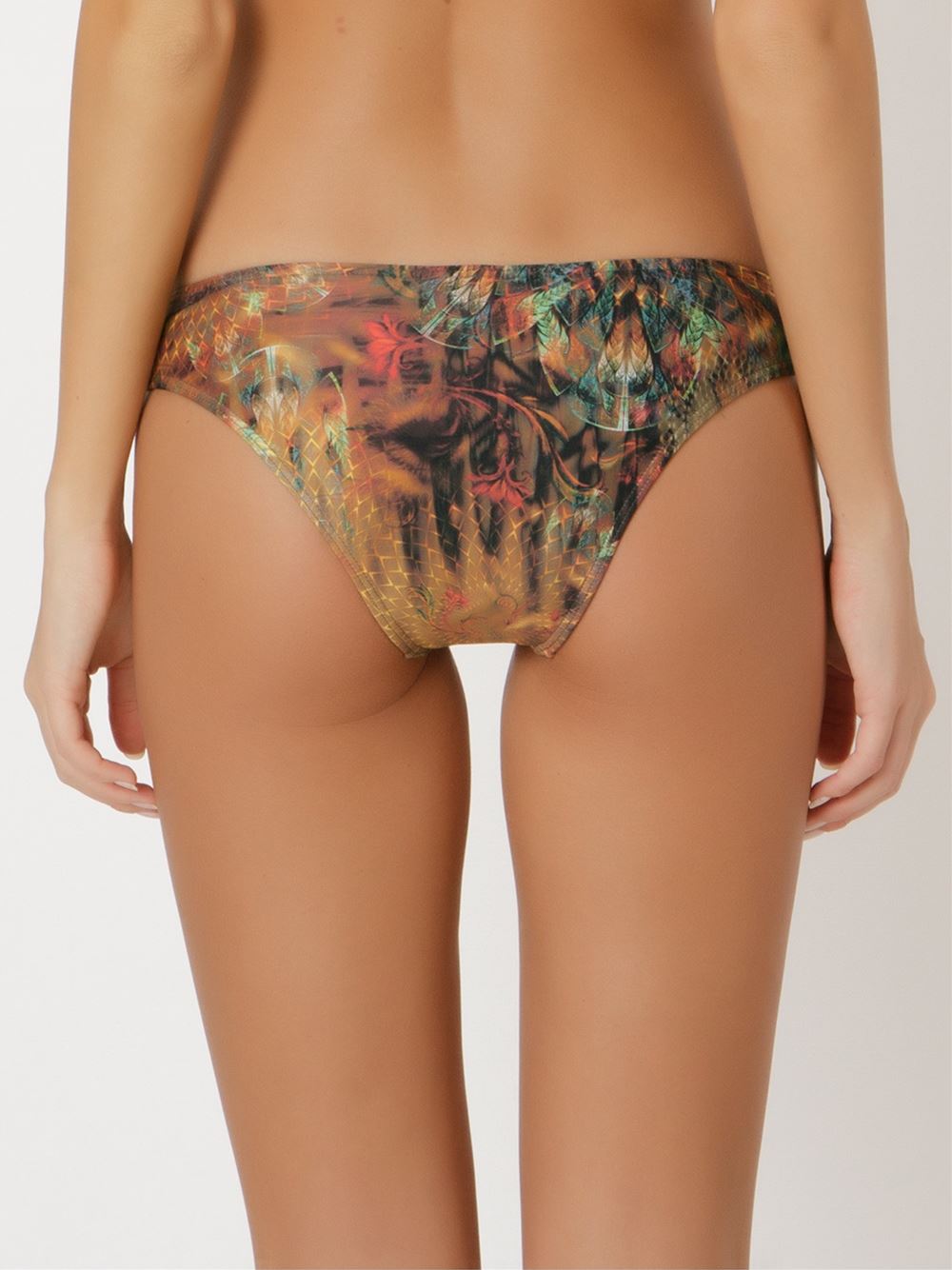 printed bikini bottoms