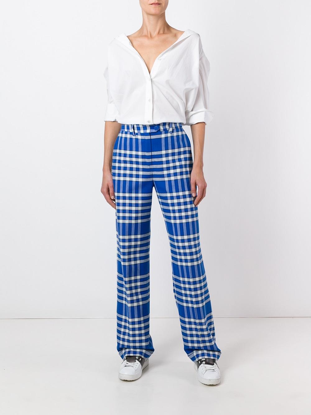 'Torchon' straight trousers