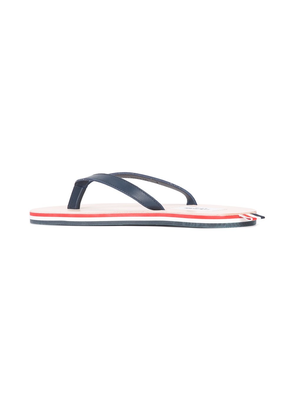 lateral stripe flip flops