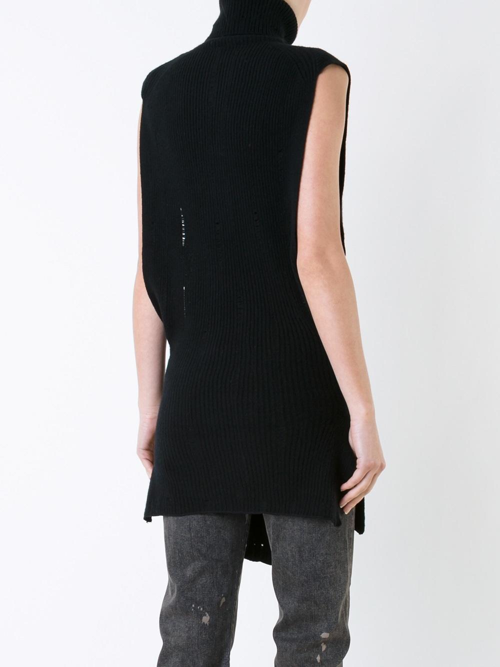funnel neck sweater