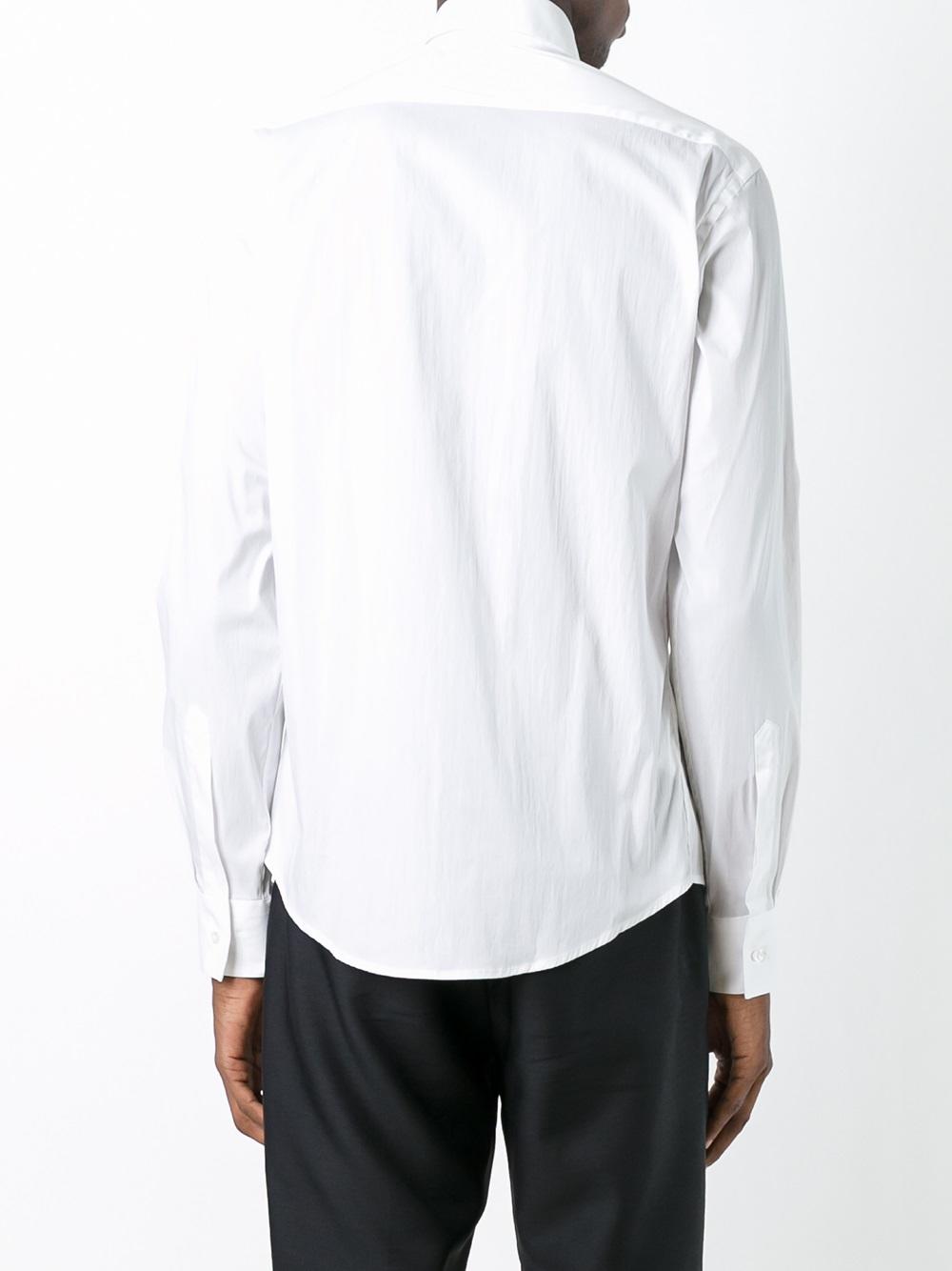 panelled shirt 